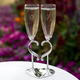 Love Wedding Glasses
